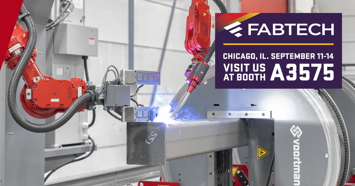 FABTECH Chicago 2023 Come & visit us Voortman Steel Machinery